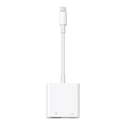 Adaptor Apple MK0W2 pentru camera, Lightning - USB 3.0, White