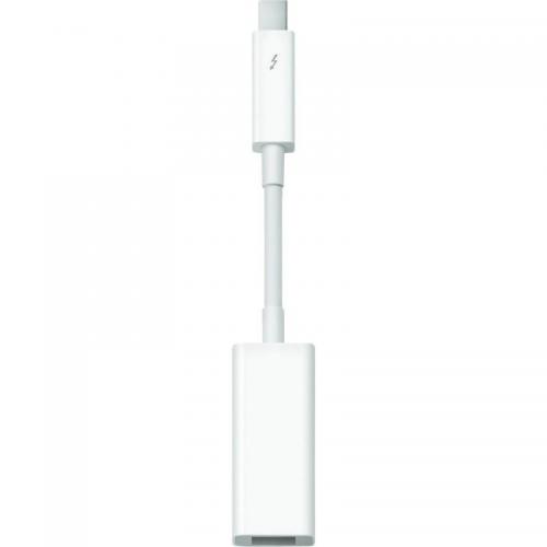 Adaptor Apple MD464ZM/A, Thunderbolt to FireWire, alb