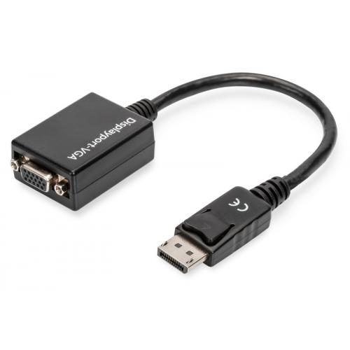 Adaptor ASSMANN AK-340403-001-S, VGA - HDMI, 0.15m, Black