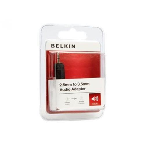 Adaptor Belkin F3Y124BFP, 2.5mm - 3.5mm, Black