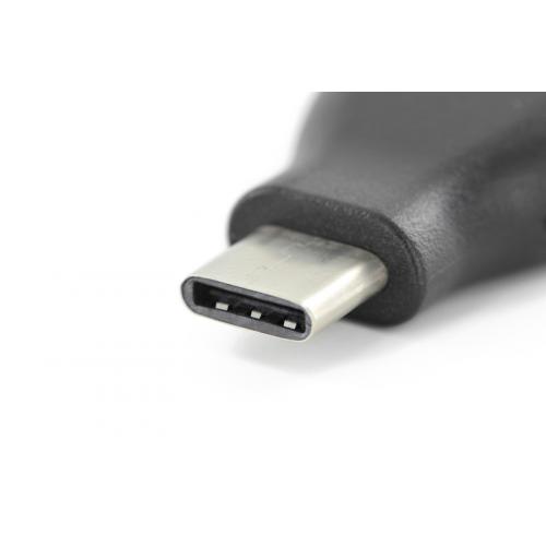 Adaptor Digitus, USB 3.0 - USB-C, Black