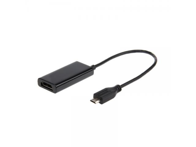 Adaptor Gembird A-MHL-002 microUSB/HDMI T/M