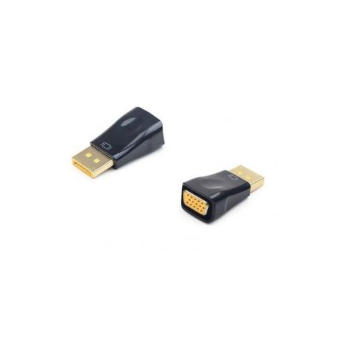 Adaptor Gembird DisplayPort male - VGA female, Black