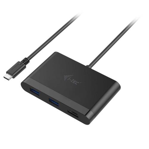 Adaptor i-tec C31DTPDHDMI, USB-C - 1x HDMI + 2x USB 3.0 + 1x USB C PD/Data, Black