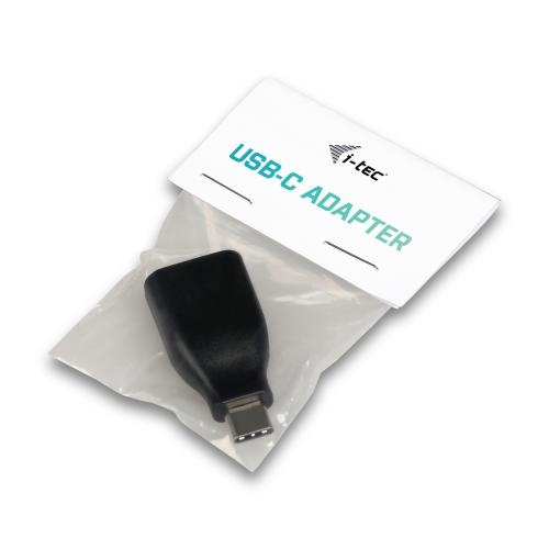 Adaptor i-tec U31TYPEC, USB 3.1 Type C Male- USB 3.0 Female, Black