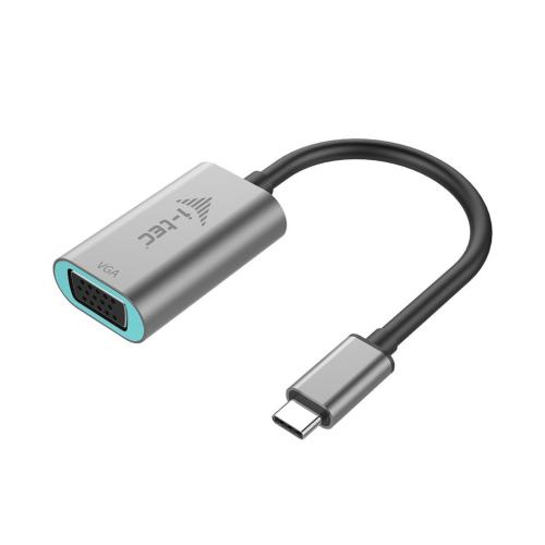 Adaptor i-tec USB-C Male - 2x DisplayPort Female, Black