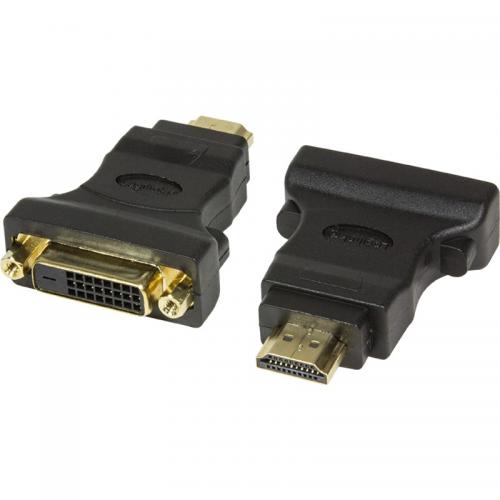 Adaptor Logilink 1x DVI-D Female - 1x HDMI Male, negru