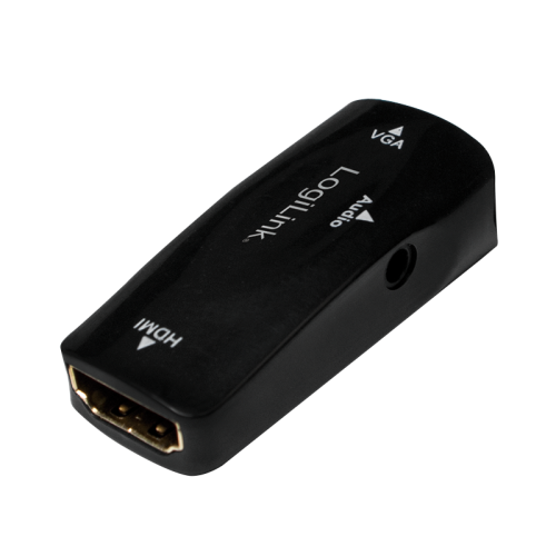 Adaptor Logilink CV0108, HDMI - VGA, Black