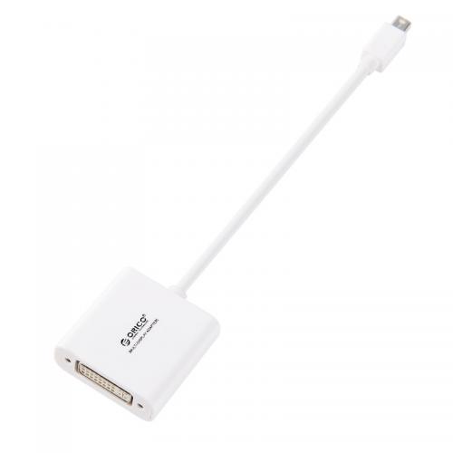 Adaptor Orico DMP3D, Mini DisplayPort - DVI, White