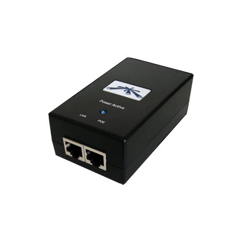 Ubiquiti POE Injector, POE-24-12W-G; 24 Volt; 1* GbE LAN; 2* Ethernet port LAN (RJ-45); Voltage: 90-260V; Power over Ethernet (PoE) Suport.