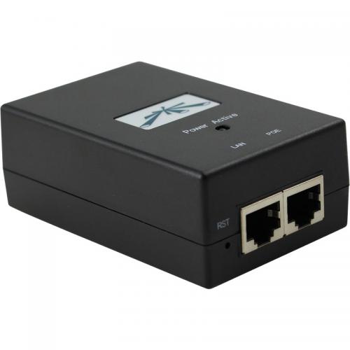 Ubiquiti POE-24-24W-G Gigabit Poe Adapter, Output Voltage 24VDC @ 1.0A, Input Current 750mA @ 90VAC, Efficiency 86.2+%.