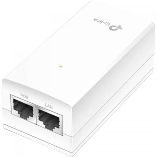 TP-Link, GB 24VDC PASSIVE POE ADAPTER, 2 x 10/100/1000Mbps RJ45 Port, auto MDI/MDIX, 1 x 100~240V / 50~60Hz AC Power Input Port. Power Supply- 12W (Max. 24VDC).