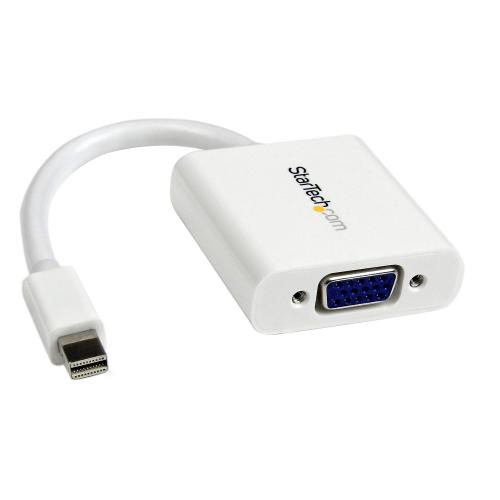 Adaptor Startech MDP2VGAW, mini Displayport - VGA, 0.12m, White