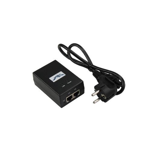 UBIQUITI POE 24V-24W POWER ADAPTER, Output Voltage: 24VDC @ 1.0A, InputVoltage: 90-260VAC @ 47-63Hz, Input Current: 0.3A @ 120VAC, 0.2A @230VAC, Switching Frequency: 200kHz