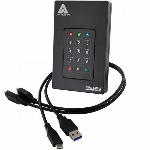 Hard Disk portabil Aegis Fortress L3, 1TB, micro USB 3.0 Tip B, 2.5inch, Black