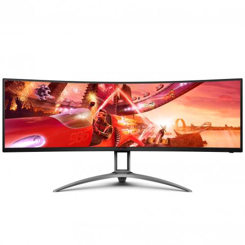 Monitor LED AOC AG493QCX, 48.8inch, DFHD VA, 4ms, 144Hz, negru