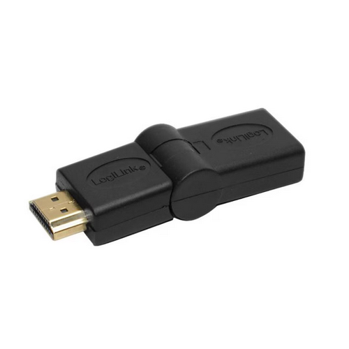 Adaptor Logilink AH0011, HDMI male - HDMI female, Black
