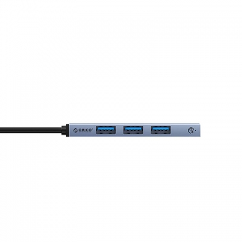 HUB USB Orico AHC1-4A-GY, 3x USB 3.0 female + 1x USB 2.0, 0.15m, Grey
