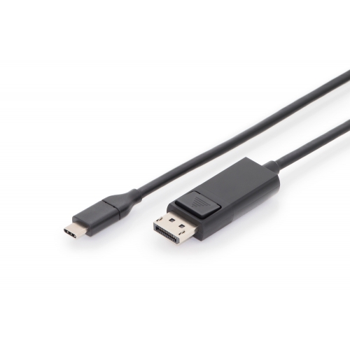 Cablu Digitus by Assmann AK-300333-020-S, DisplayPort male - USB-C female, 2m, Black