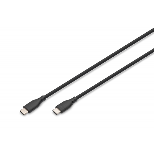 Cablu Digitus by Assmann AK-300341-005-S, USB-C 2.0 male - USB-C 2.0 male, 0.5m, Black