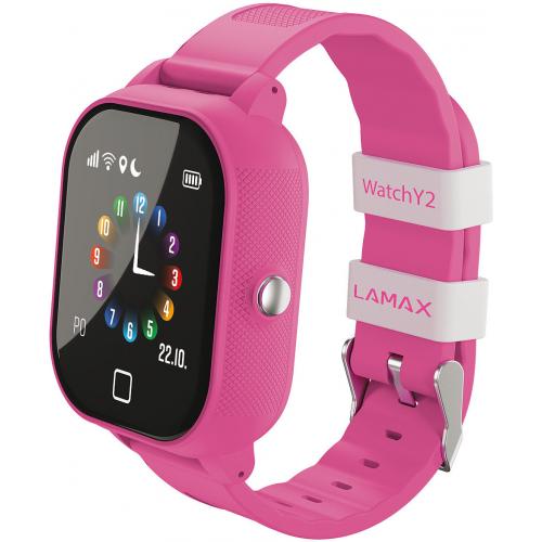 Smartwatch Lamax WatchY2, 1.3inch, curea TPU, Pink