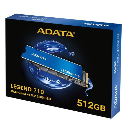 SSD Adata LEGEND 710 512GB, PCI Express 3.0 x4, M.2