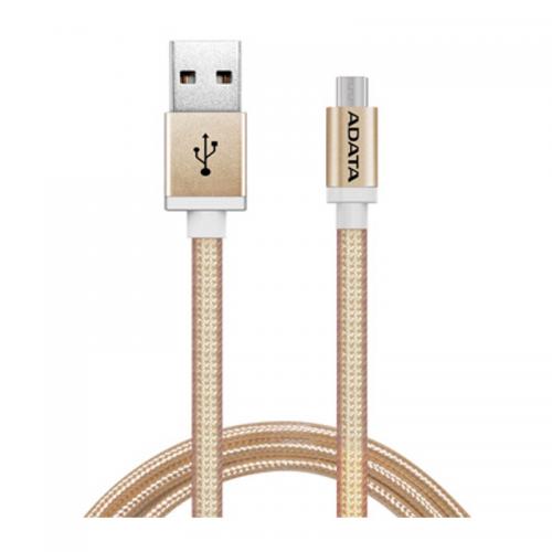 Cablu de date ADATA, USB - micro USB, 1m, Gold