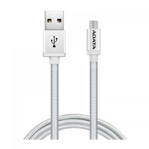 Cablu de date ADATA, USB - micro USB, 1m, Silver