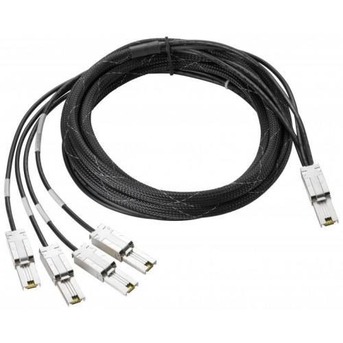 HPE StoreEver 4m External Mini-SAS to 4x1 Mini-SAS Cable