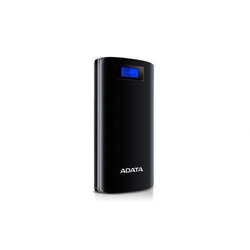 Baterie Portabila A-Data P20000D, 20000mAh, 2x USB, Black