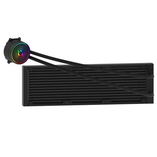 Cooler procesor AQIRYS Aquarius 360 AiO Black, 3x 120mm