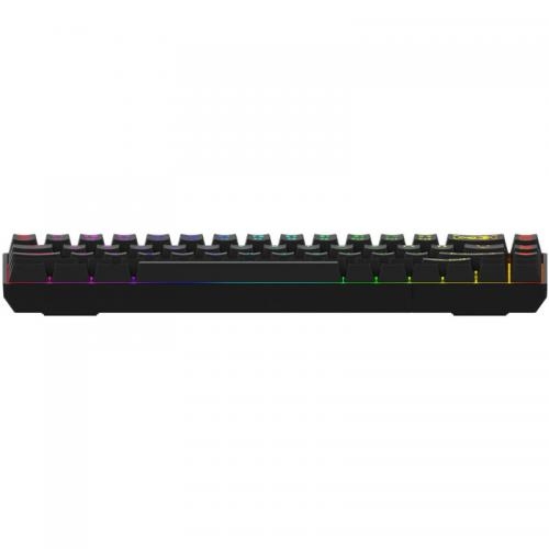 Tastatura Wireless AQIRYS Mira, RGB LED, Bluetooth/USB, Black