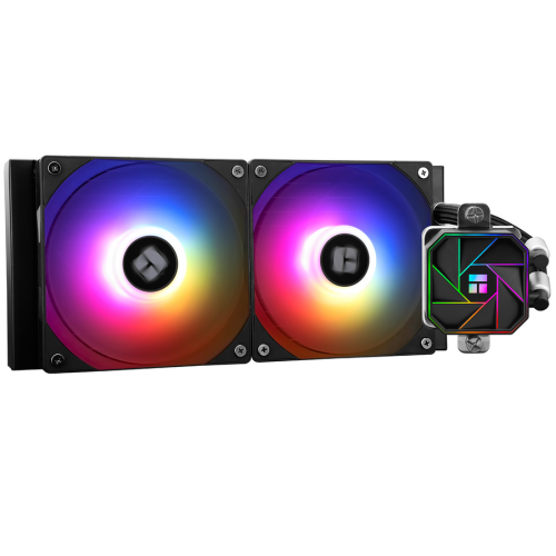 Cooler procesor Thermalright Aqua Elite 240 V3, ARGB LED, 2 x 120 mm, Black