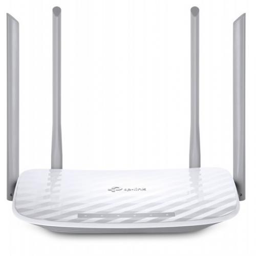 Router Wireless TP-Link ARCHER C50 v3, 1xWAN 10/100, 4xLAN 10/100, 4antene externe,dual-band AC1200 (300/867Mbps), Buton Wireless ON/OFF