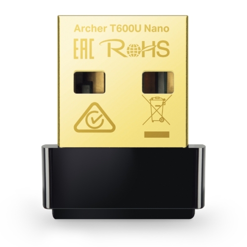 Adaptor Wireless TP-Link Archer T600U Nano, USB 2.0, Black