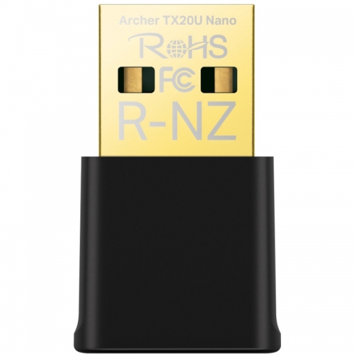 Adaptor Wireless TP-Link Archer TX20U Nano, USB 2.0, Black