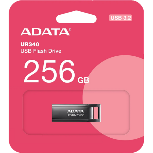 Stick Memorie A-Data UR340 256GB, USB-A 3.0, Gray
