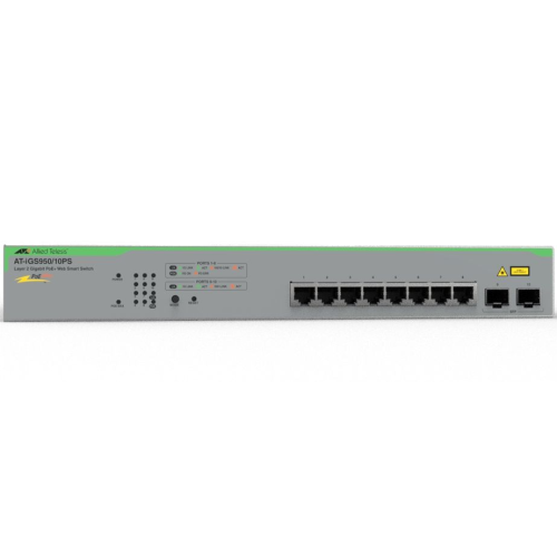 Switch Allied Telesis AT-IGS950/10PS-950, 8 porturi, PoE+