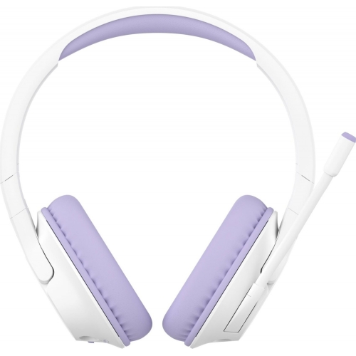 Casti cu microfon Belkin Soundshape Inspire, Bluetooth/3.5mm jack, White-Purple