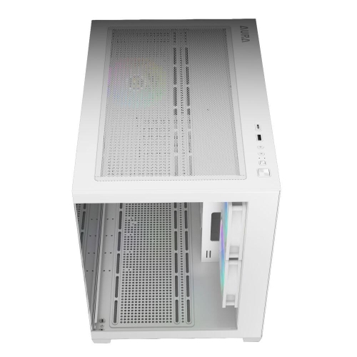 Carcasa Gamdias Aura GC10M V2 ARGB White, Fara sursa