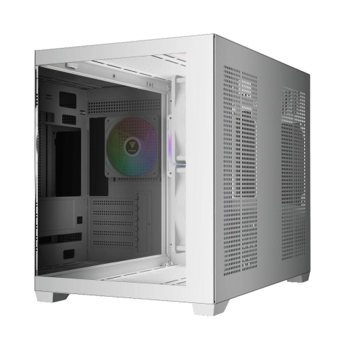 Carcasa Gamdias Aura GC10M V2 ARGB White, Fara sursa