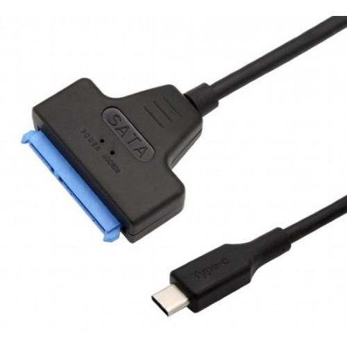 Adaptor Gembird AUS3-03, USB-C male - SATA 2.5 male, 0.2m, Black