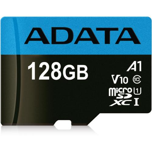 Card de Memorie MicroSD ADATA Premier, 128GB, Adaptor SD, Class 10