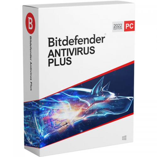 Licenta retail Bitdefender Antivirus Plus - protectie de bazapentru PC- uri Windows, valabila pentru 2 ani, 5 dispozitive, new