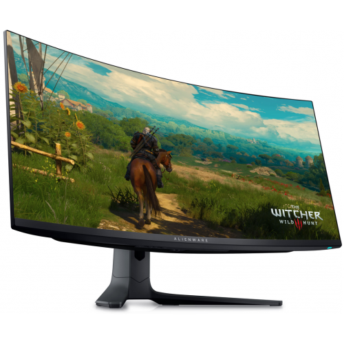 Monitor QD-OLED Curbat Dell AW3423DWF, 34inch, 3440x1440, 0.1ms GTG, Dark Side of the Moon