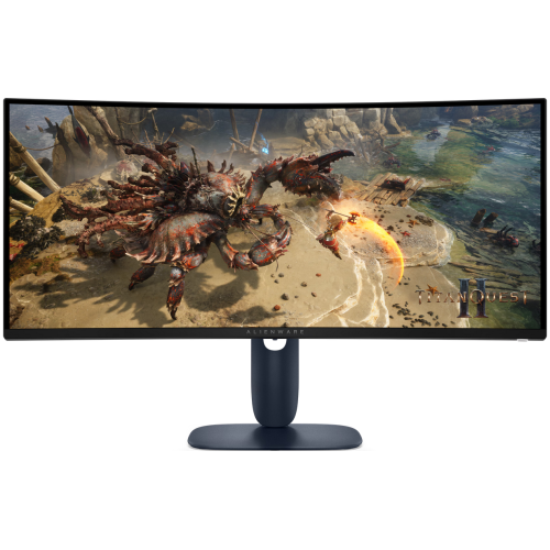 Monitor LED Curbat Dell Alienware AW3425DWM, 34 inch, 3440 x 1440 pixeli, 1 ms GTG, Black