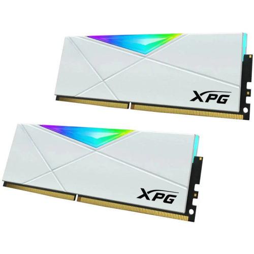 Kit Memorie XPG by A-Data Spectrix D50 RGB White Intel XMP 2.0, 32GB, DDR4-3200 MHz, CL 16, Dual Channel