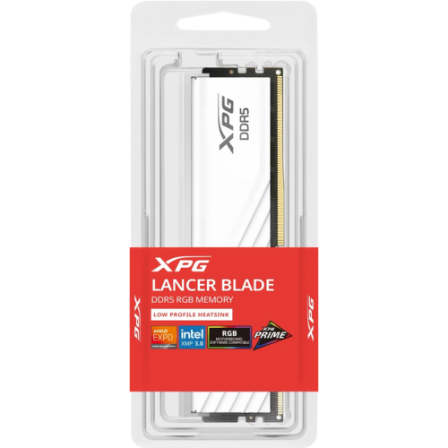 Memorie XPG by A-Data Lancer Blade RGB White Intel XMP 3.0 / AMD EXPO 32GB, DDR5-6000 MHz, CL 28