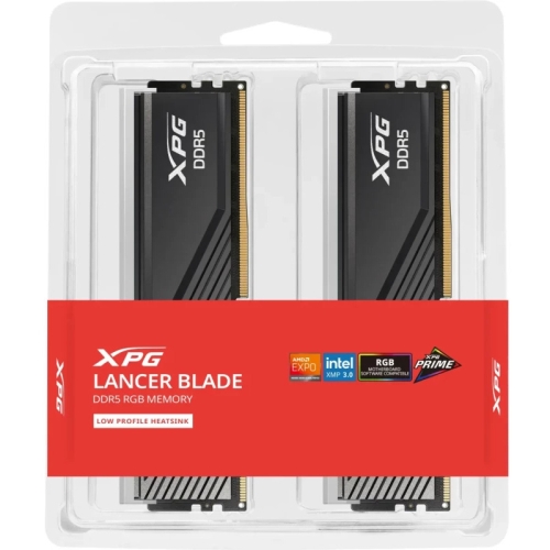Kit Memorie XPG by A-Data Lancer Blade RGB Black Intel XMP 3.0/AMD EXPO 48GB, DDR5-6000 MHz, CL 36, Dual Channel