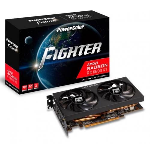 Placa video PowerColor Radeon RX 6600 XT Fighter 8GB GDDR6 1‎28-bit